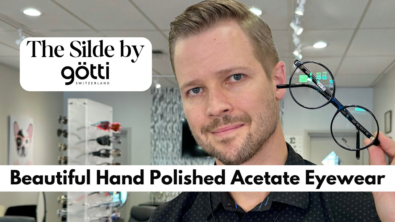 Gotti Silde Beautiful Hand Polished Acetate Swiss Made Eyewear