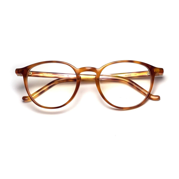 MD1888 - Glenda L - 8013 - Honey Brown - Round - P3 - Plastic - Eyeglasses