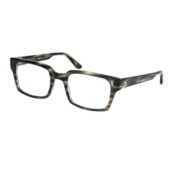 Masunaga - 102 - #24 - Smoke - Rectangle - Plastic - Eyeglasses