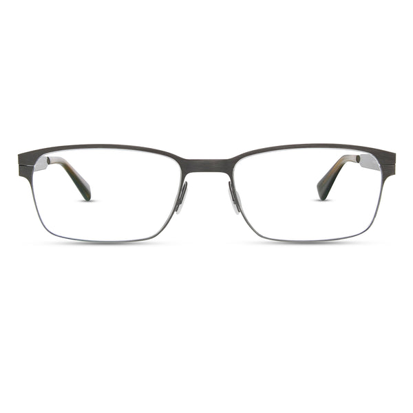 Zero G - Katonah - Antique Silver - Rectangle - Titanium - Eyeglasses