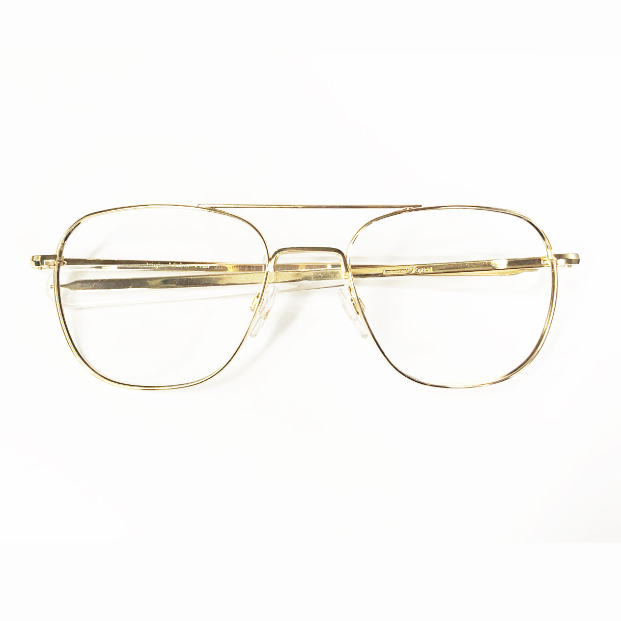 AO Original Pilot Sunglasses Gold True Color Gray AOLite Nylon