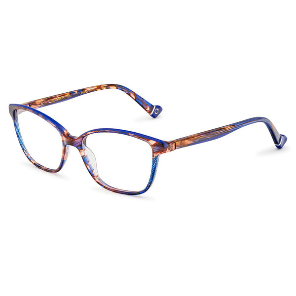 Etnia Barcelona - Etosha .P - Blue / Brown - Petite - Small - Rectangle - Cat-eye - Cateye - Plastic - Eyeglasses