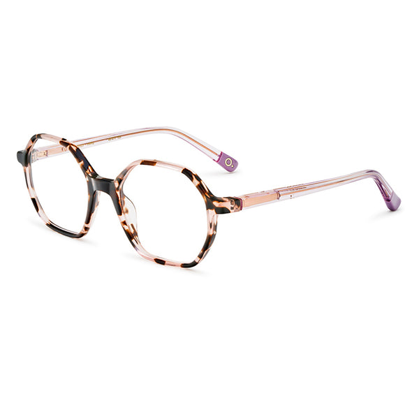 Etnia Barcelona - Polly - HVPU - Havana / Purple - Hexagonal - Round - Eyeglasses - Plastic - Petite
