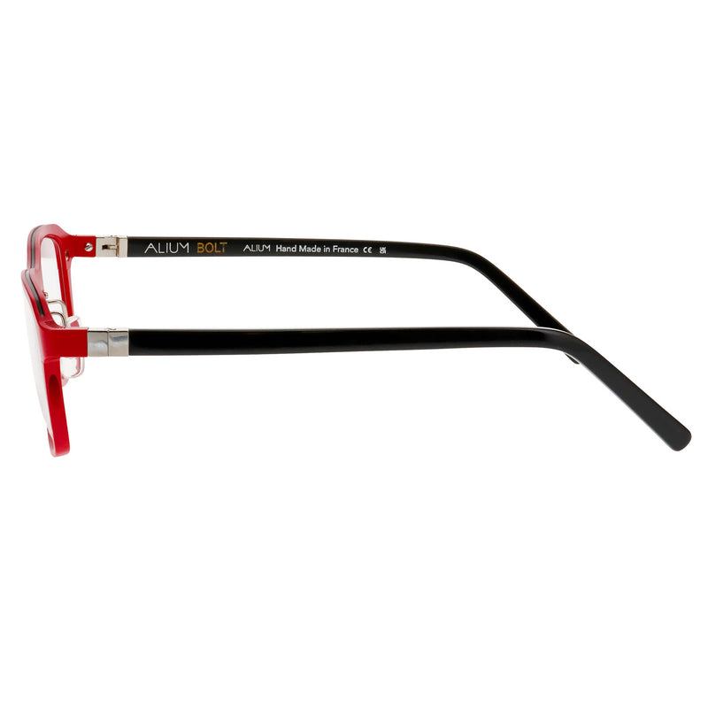 Face A Face - Alium Bolt 1 - 9032 - Neon Red / Black - Aluminum - Rectangle - Eyeglasses