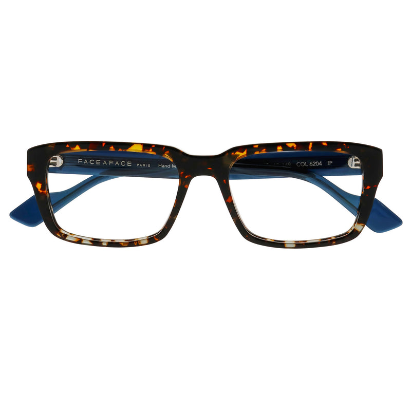 Face A Face - Clint 2 - 6204 - Tortoise / Navy - Rectangle - Plastic - Eyeglasses
