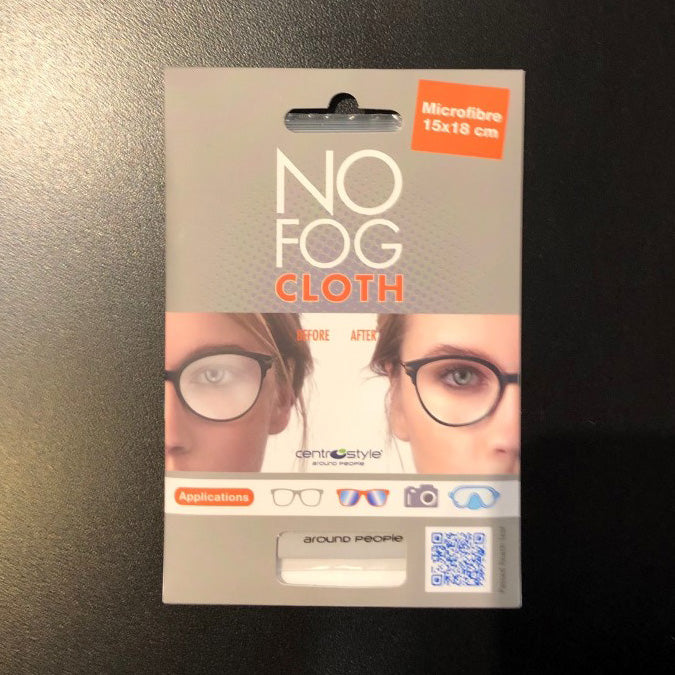 No Fog Cloth - Anti-Fog Cloth - Anti Fog Cloth - Anti-Fog Treatment for Glasses - Lens Cloth - Microfiber Cloth - Hicks Brunson Eyewear