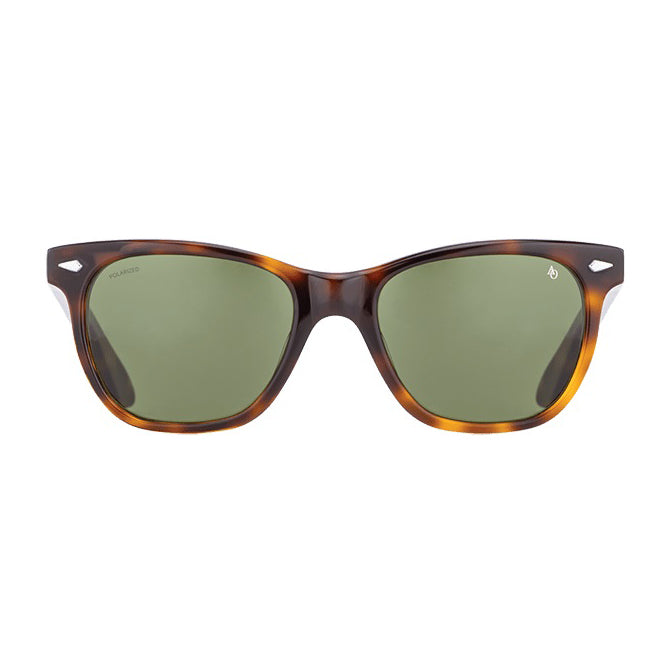 American Optical - Saratoga - Tortoise / Green-Tinted Lenses - Rectangle - Sunglasses