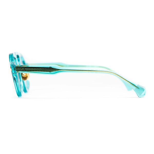 T Henri - E2 - Vice City - Blue - Light Tint - Round - Plastic - Sunglasses