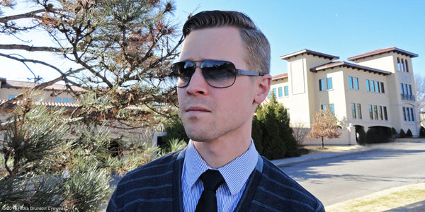 Hicks Brunson Eyewear Zero G Born In Brooklyn Charcoal Gun Sunglasses Model