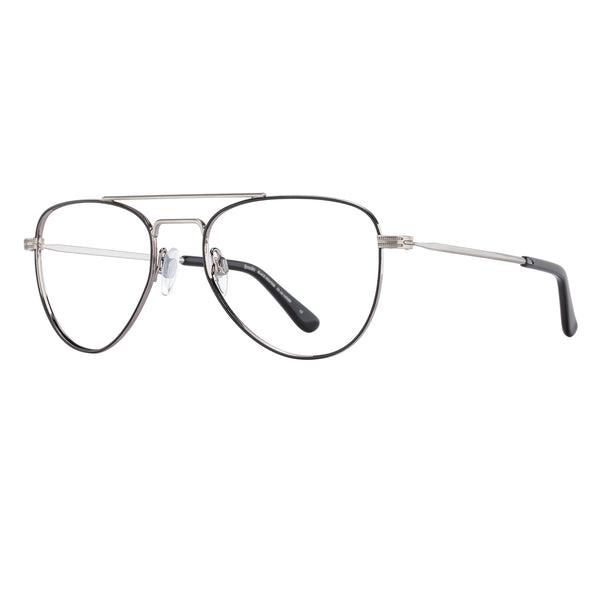 American Optical - Brooks - Black Pewter - Aviator - Metal - Eyeglasses