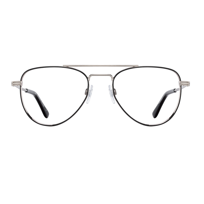 American Optical - Brooks - Black Pewter - Aviator - Metal - Eyeglasses