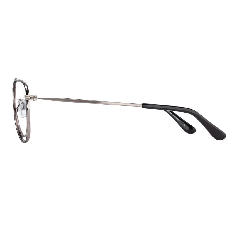 American Optical - Brooks - Black Pewter - Aviator - Metal - Eyeglasses