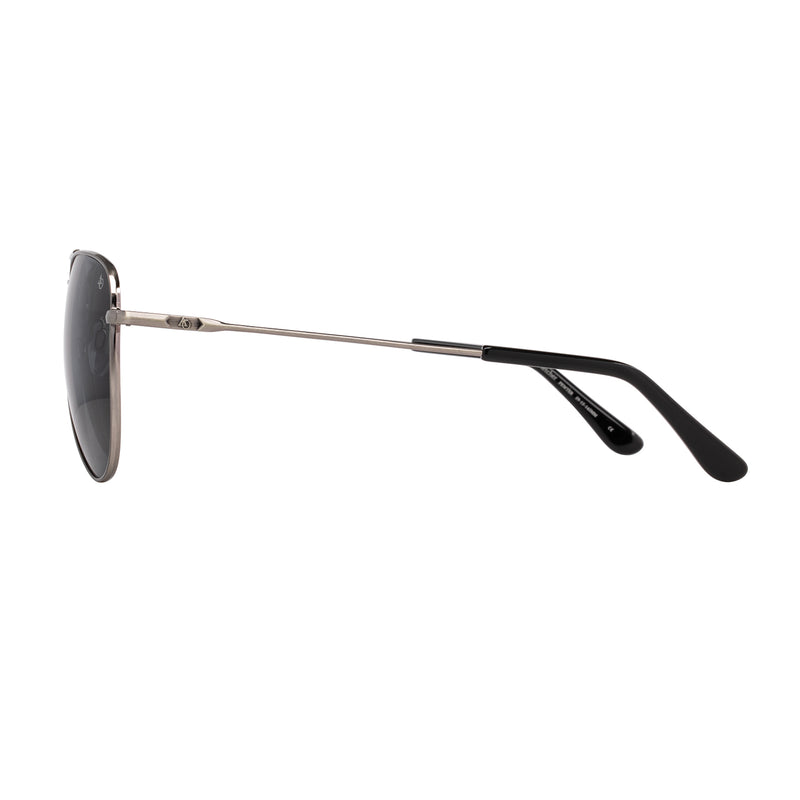 American Optical - Fletcher - Pewter - Grey Polarized Lenses - Aviator - Metal - Polarized - Sunglasses