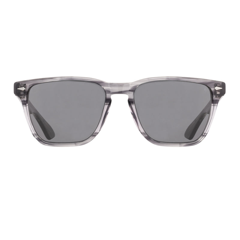 American Optical - Hudson - Gray Travertine - Grey Polarized Lenses - Rectangle - Plastic - Acetate - Polarized - Sunglasses