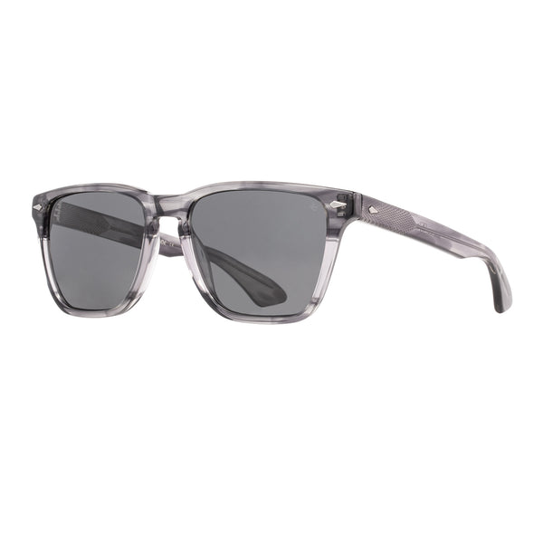 American Optical - Hudson - Gray Travertine - Grey Polarized Lenses - Rectangle - Plastic - Acetate - Polarized - Sunglasses