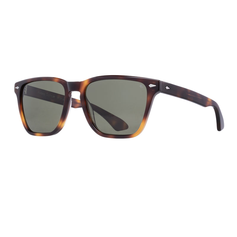 American Optical - Hudson - Tortoise - Grey Polarized Lenses - Rectangle - Plastic - Acetate - Polarized - Sunglasses