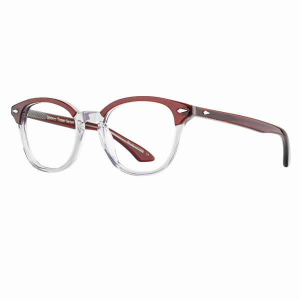 American Optical - Modern Times - Garnet Smoke - Rectangle - Plastic - Eyeglasses - Classic