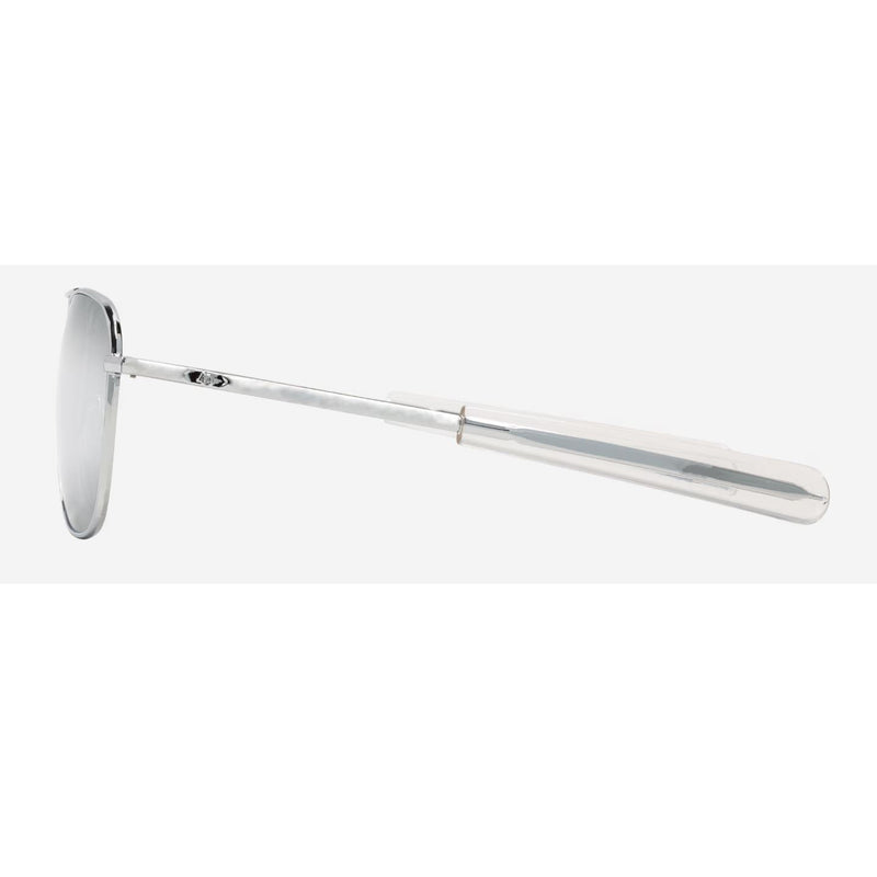 American Optical - Original Pilot - Silver - Silver-Mirror on Grey Glass - Sunglasses - Navigator - Metal