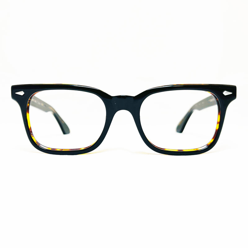 American Optical - Tournament - Black Tortoise - Rectangle - Plastic - Eyeglasses - Classic