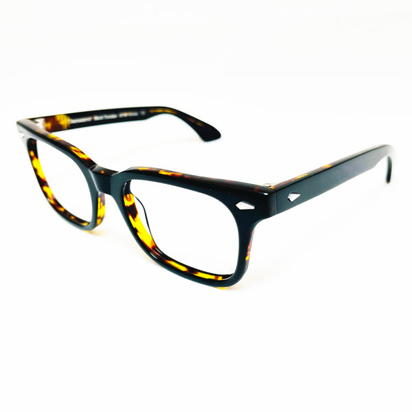 American Optical - Tournament - Black Tortoise - Rectangle - Plastic - Eyeglasses - Classic