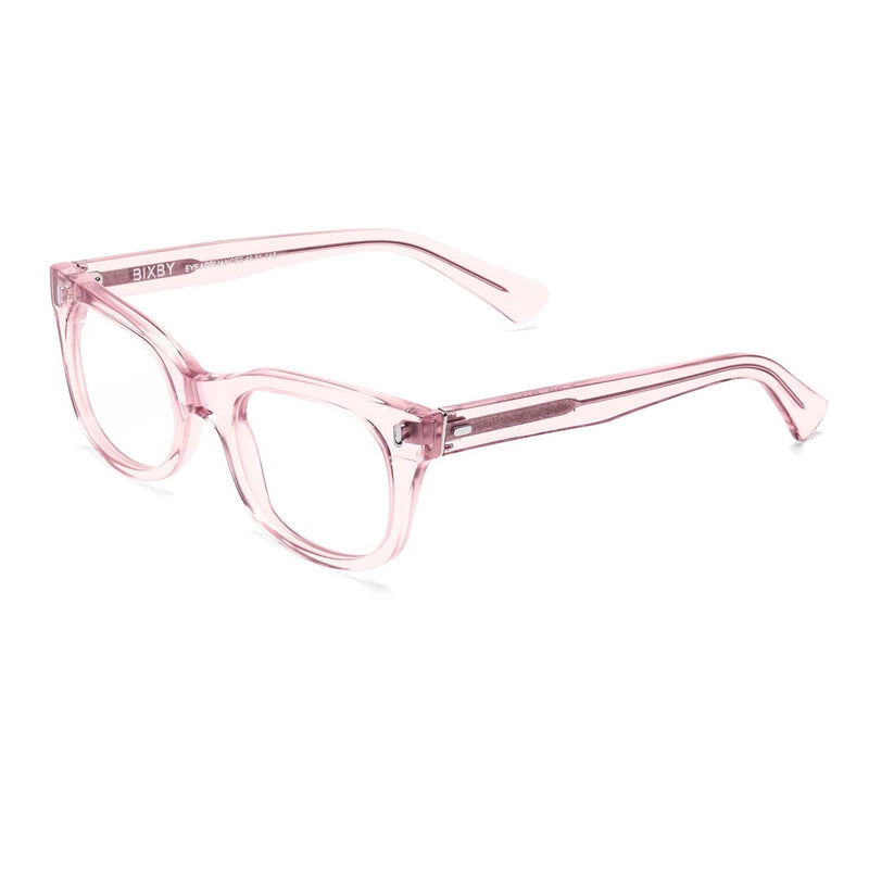 Caddis - Bixby - Polished Clear Pink - Readers - Reading Glasses