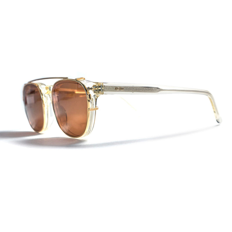 Catch London - Rebel - 04 - Champagne Crystal - Gold - Sunclip - Sun-clip - Sunglass Clip - Rebel Without A Cause - James Dean - Eyeglasses