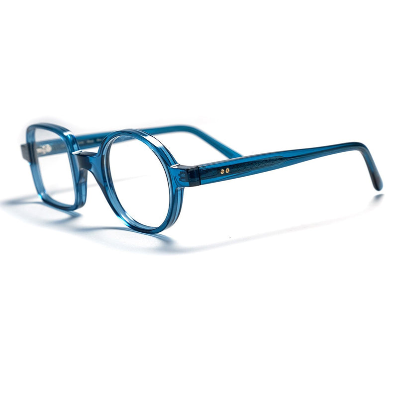 Catch London - Wonk - Blue-41 - Blue - Rectangle - Round - Plastic - Acetate - Eyeglasses