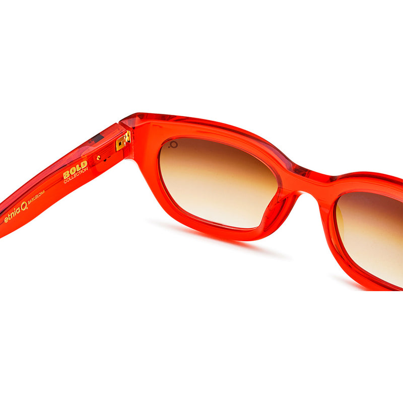 Etnia Barcelona - Brutal No.6 - RD - Red / Photochromic Brown Gradient - Bold - Rectangle - Plastic - Sunglasses - Photochromic Lenses