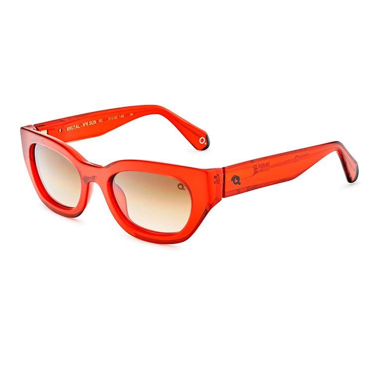 Etnia Barcelona - Brutal No.6 - RD - Red / Photochromic Brown Gradient - Bold - Rectangle - Plastic - Sunglasses - Photochromic Lenses