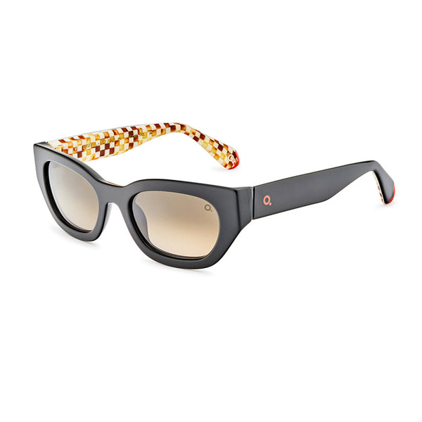 Etnia Barcelona - Brutal No.6 - BK - Black / Havana Checkered - Bold - Rectangle - Plastic - Sunglasses - Photochromic Lenses