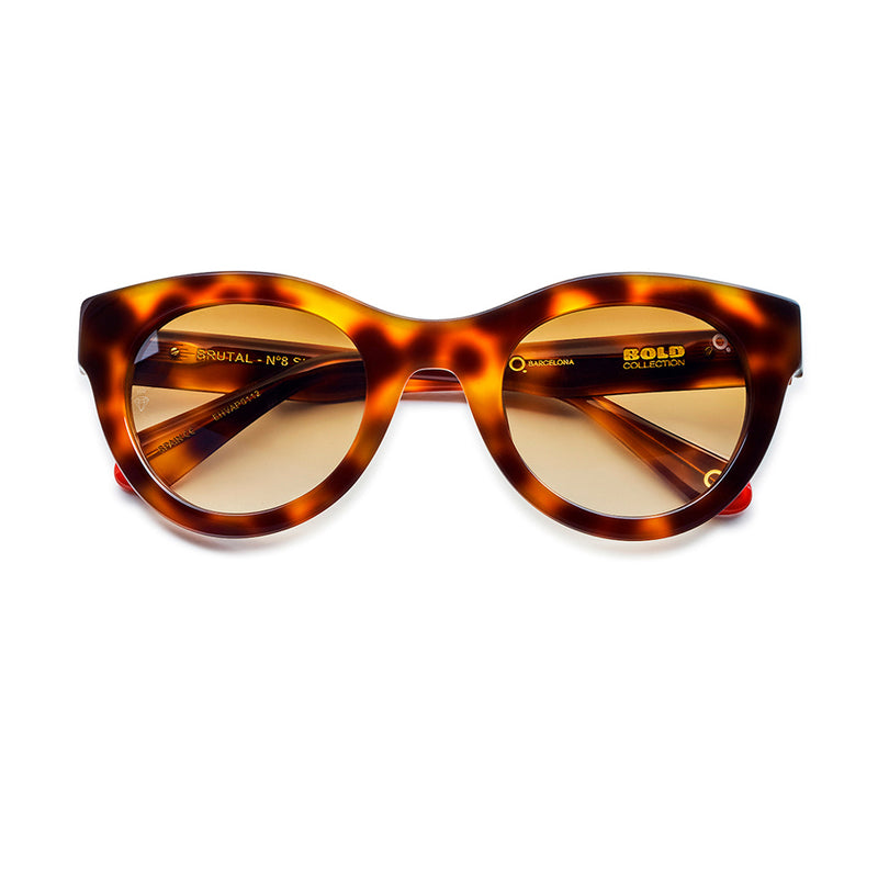 Etnia Barcelona - Brutal No.8 - HV - Tortoise / Photochromic Brown Gradient Tinted Lenses - Round - Cat-eye - Plastic - Sunglasses - Bold