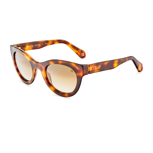 Etnia Barcelona - Brutal No.8 - HV - Tortoise / Photochromic Brown Gradient Tinted Lenses - Round - Cat-eye - Plastic - Sunglasses - Bold