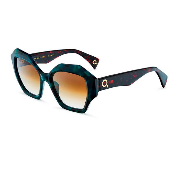 Etnia Barcelona - Punchina - GRBX - Green Tort / Brown / Photochromic Brown Gradient Tinted Lenses - Butterfly - Plastic - Sunglasses