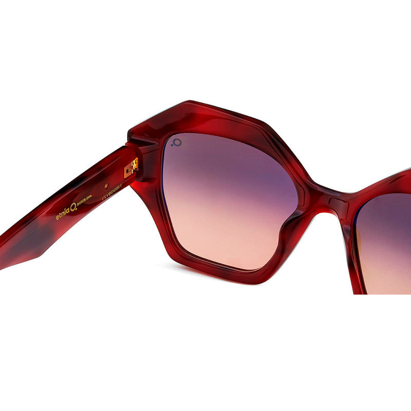 Etnia Barcelona - Punchina - HV - Havana Red / Brown Gradient Tinted Lenses - Butterfly - Plastic - Sunglasses