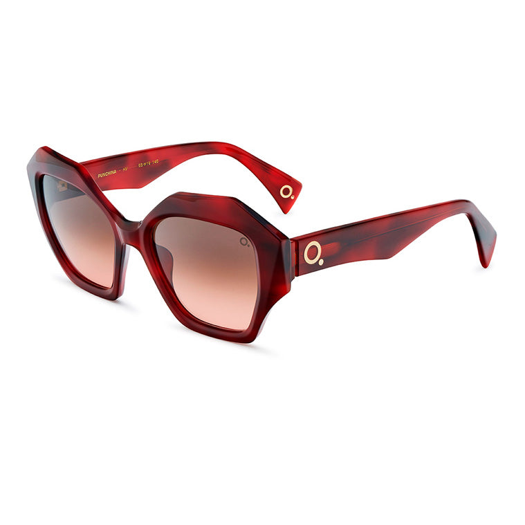 Etnia Barcelona - Punchina - HV - Havana Red / Brown Gradient Tinted Lenses - Butterfly - Plastic - Sunglasses