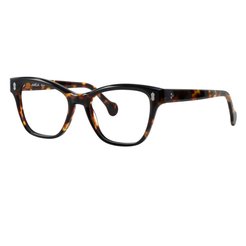 EyeOs - Amelia - EBT - Ebony Tortoise - Rectangle - Reading Glasses - Blue Light - Readers