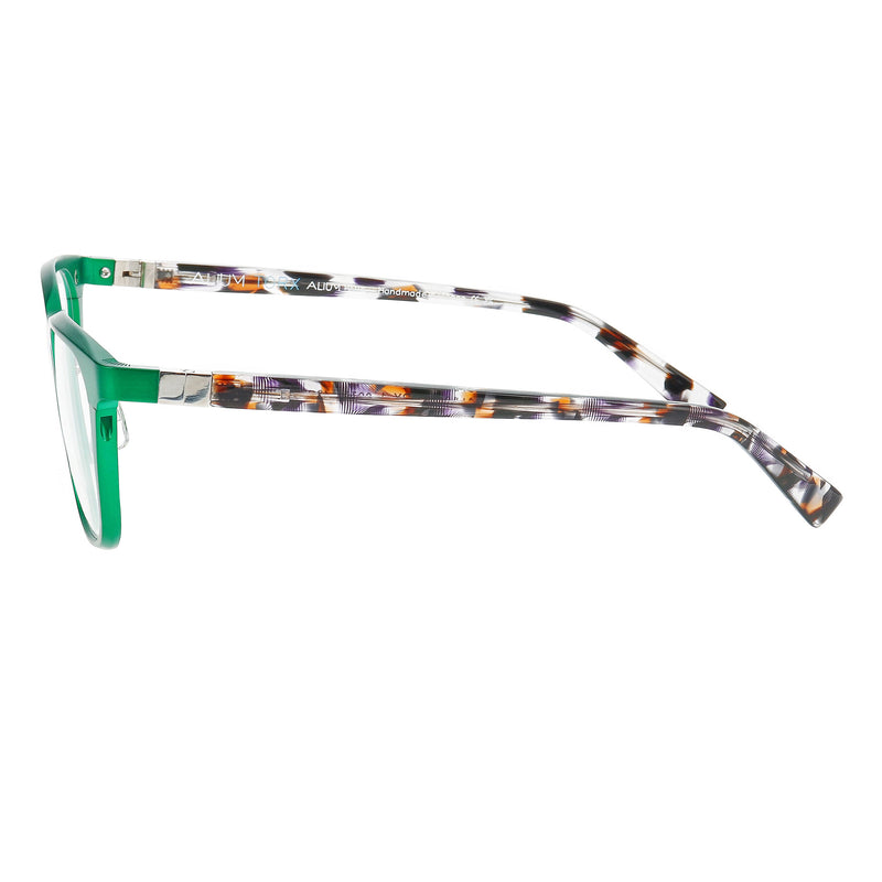 Face A Face - Alium Torx 1 - 9033 - Green / Dark Crystal Tort - Rectangle - Aluminum - Metal - Zyl - Acetate - Eyeglasses