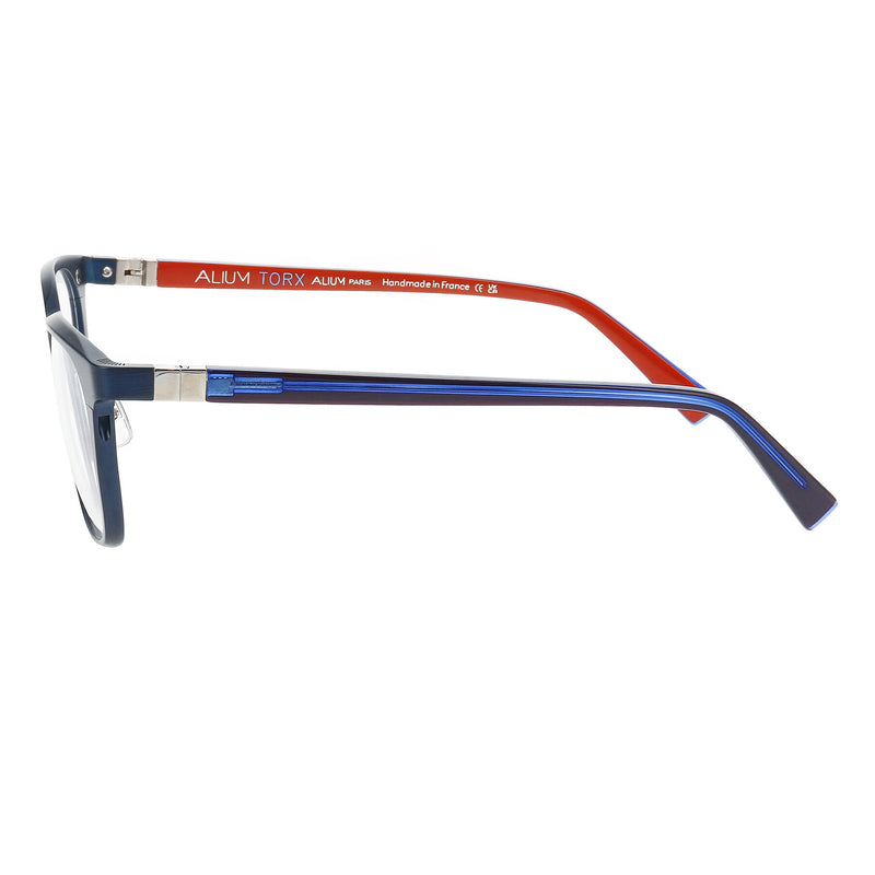 Face A Face - Alium Torx 1 - 959 - Navy / Brick - Rectangle - Aluminum - Metal - Zyl - Acetate - Eyeglasses