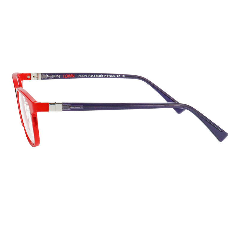 Face A Face - Alium Town 1 - 9131 - Red / Black / Navy - Rectangle - Aluminum - Aluminium - Eyeglasses