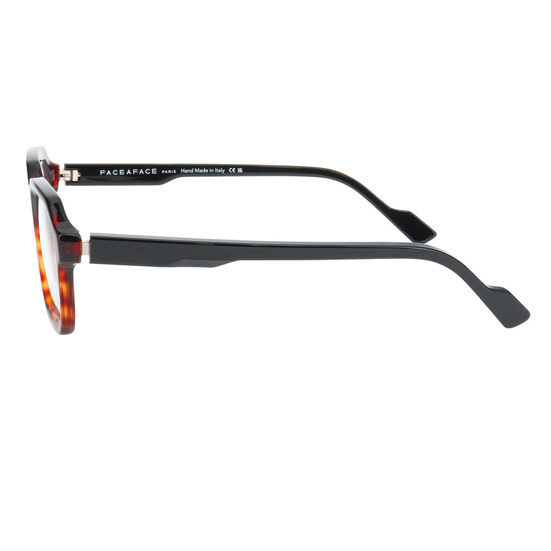 Face A Face - Barry 1 - 1022 - Havana / Black - Rectangle - Acetate - Plastic - Eyeglasses