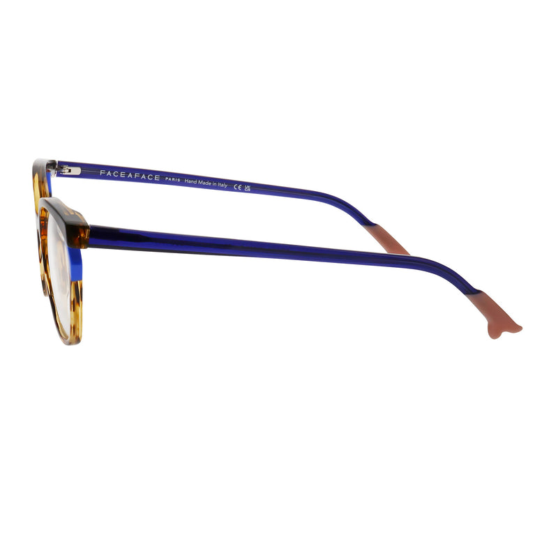 Face A Face - Bocca Kuma 3 - 1199 - Havana / Blue - Rectangle - Cat-eye - Plastic - Acetate - Eyeglasses