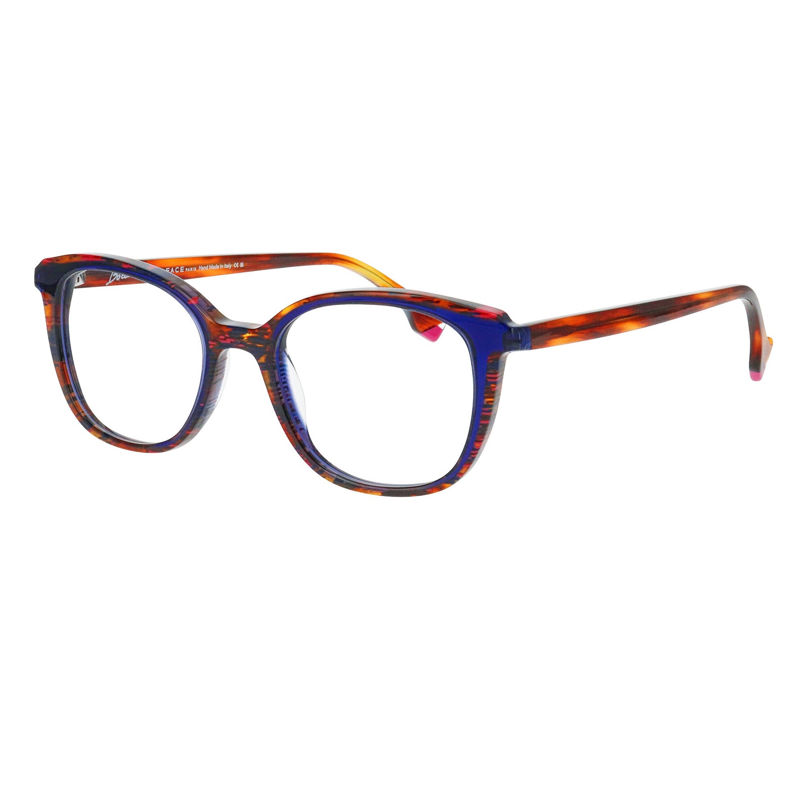 Face A Face Boca Hit 2 Eyeglasses Prescription Frames FACE A FACE Eyeglass BOCCA Pixel 2 Stylish Specs Pixelated  main image 2