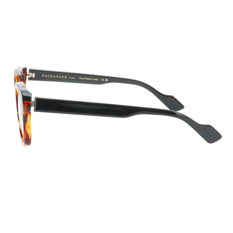 Face A Face - Carar 1 - 167 - Havana / Black - Rectangle - Acetate - Plastic - Eyeglasses