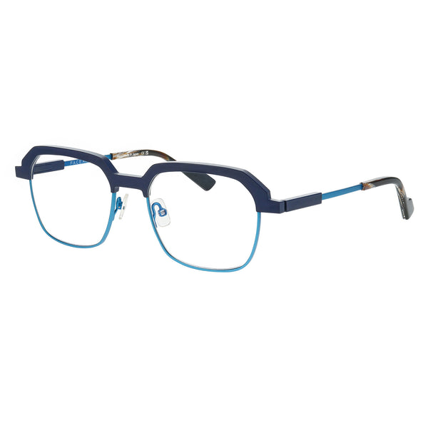 Face A Face - Factory 2 - 933 - Navy / Blue - Rectangle - Metal - Titanium - Eyeglasses