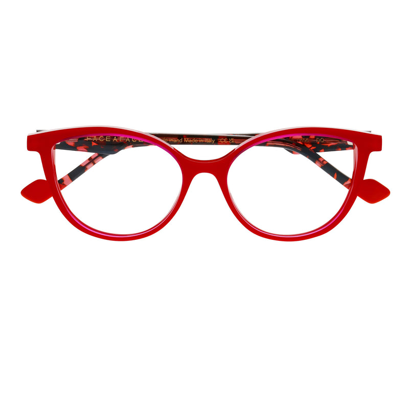 Face A Face - Hanna 2 - 0656 - Red / Red-Tort - Cat-eye - Plastic - Acetate - Eyeglasses