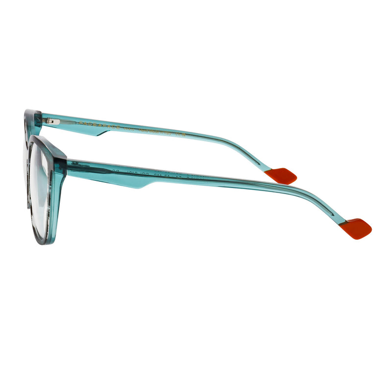 Face A Face - Hanna 3 - 0486 - Ocean Blue / Orange - Rectangle - Cat-eye - Plastic - Acetate - Eyeglasses