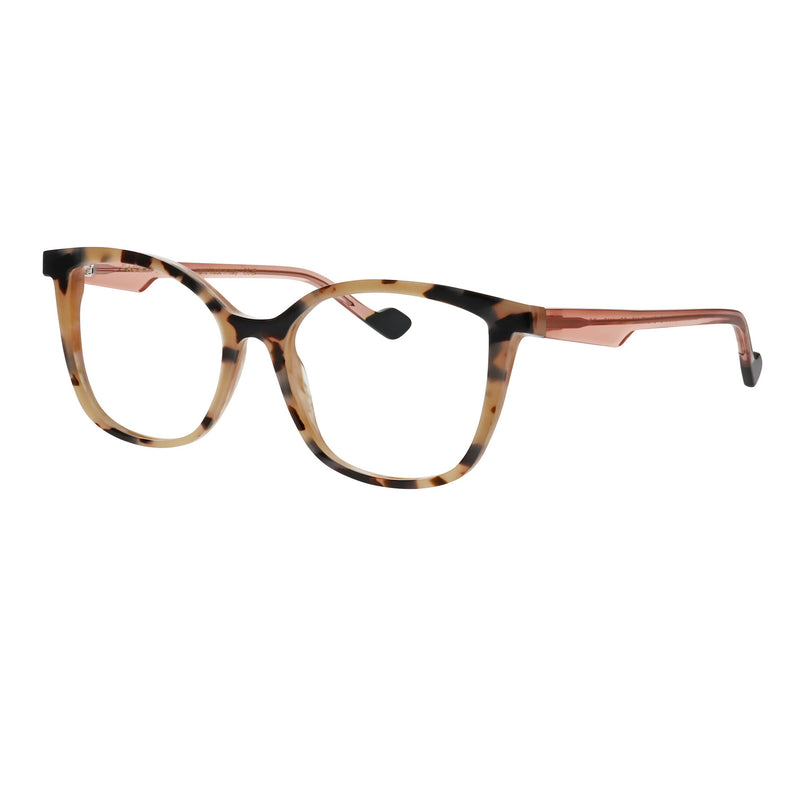 Face A Face - Hanna 3 - 1115 - Safari / Misty Rose - Rectangle - Cat-eye - Plastic - Acetate - Eyeglasses