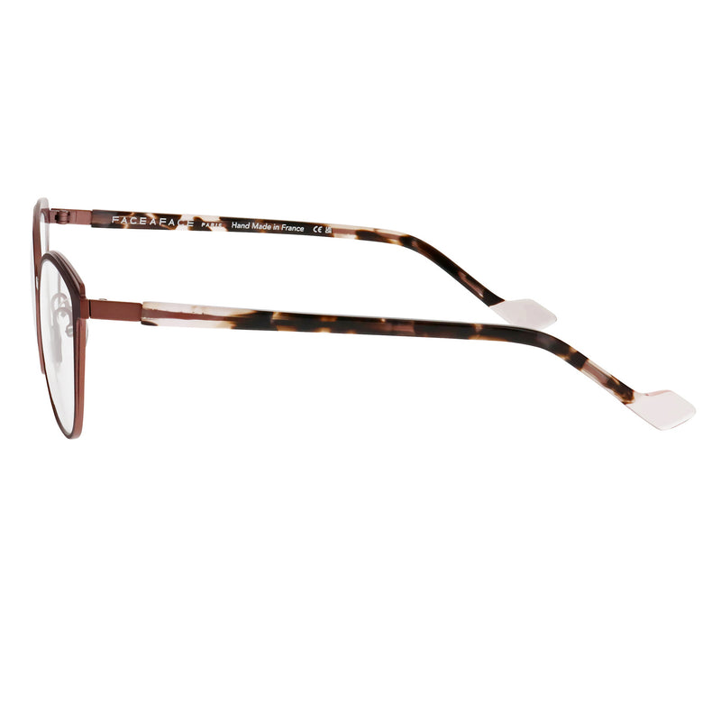Face A Face - Nendo 2 - 9122 - Chocolate / Taupe / Peart-Tort - Cateye - Cat-eye - Metal - Eyeglasses