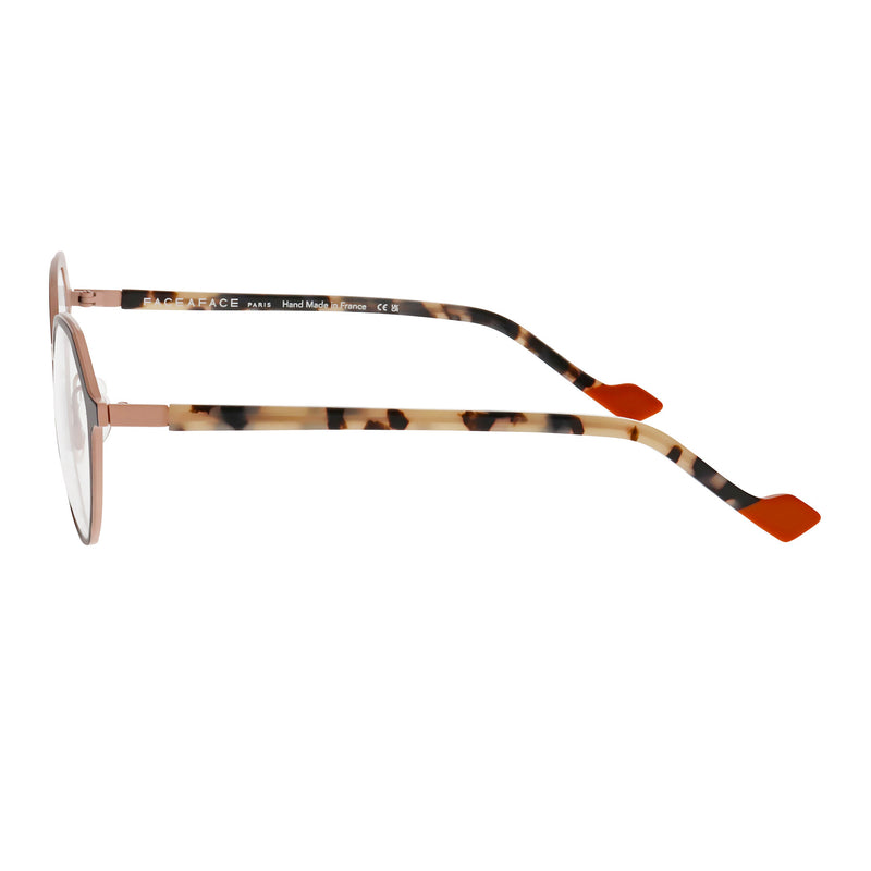 Face A Face - Nendo 3 - 933 - Black / Gold / Safari - Rectangle - Cat-eye - Metal - Eyeglasses