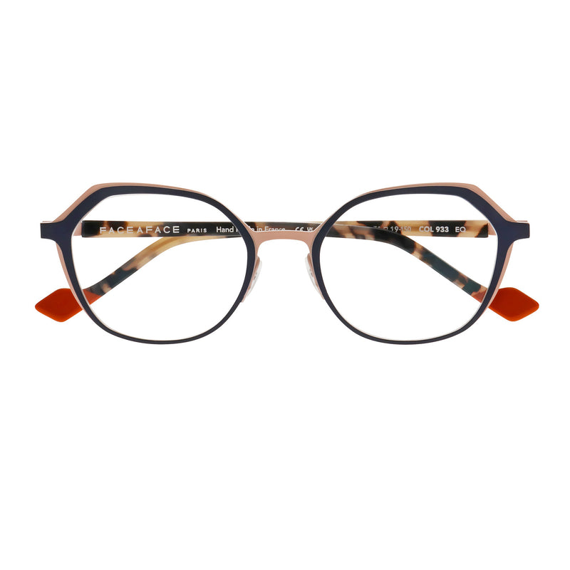 Face A Face - Nendo 3 - 933 - Black / Gold / Safari - Rectangle - Cat-eye - Metal - Eyeglasses